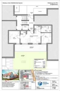 Grundriss Mehrfamilienhaus Nähe Freiburg