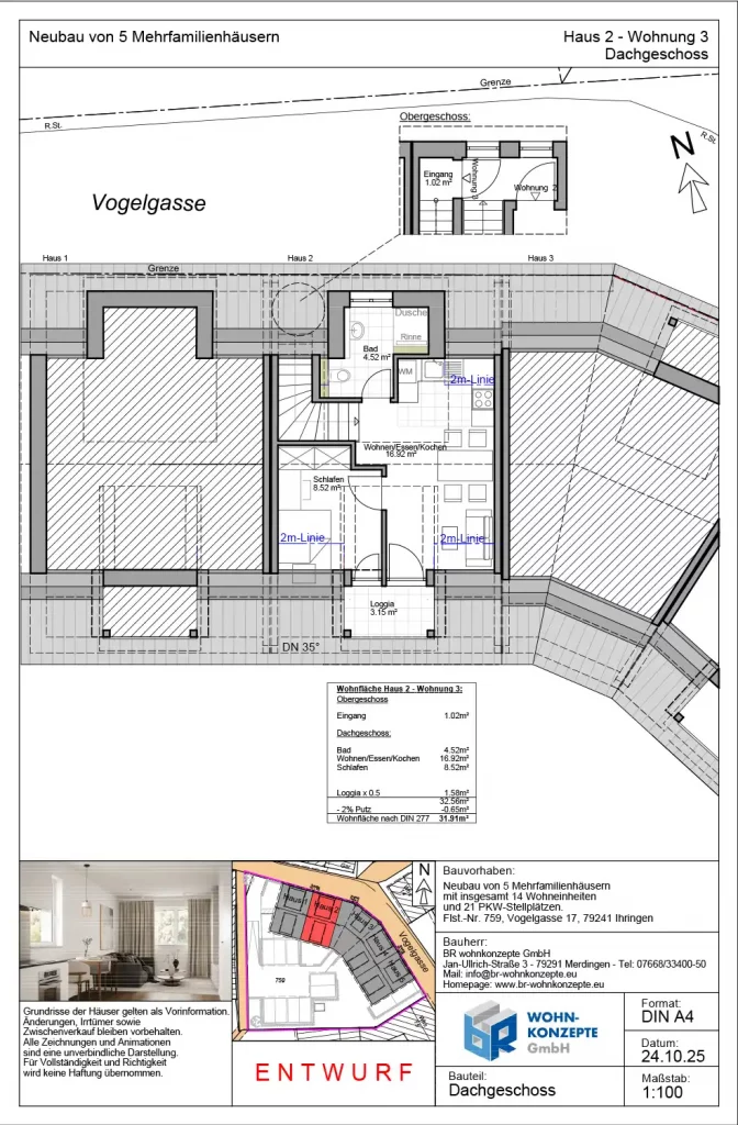 Mehrfamilienhaus Neubauprojekt in Ihringen