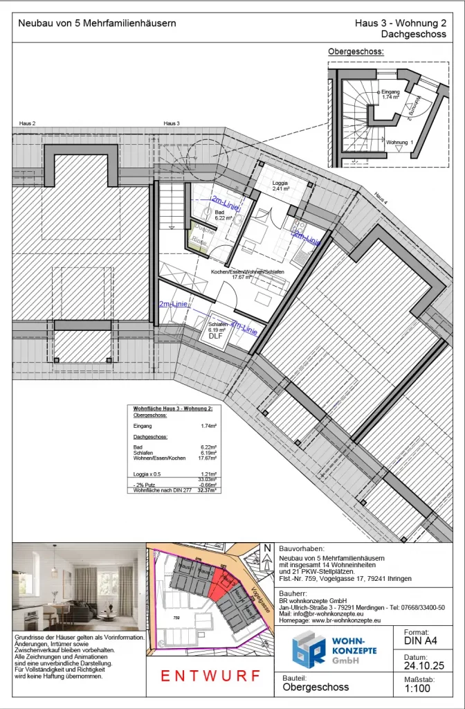 Mehrfamilienhaus Neubauprojekt in Ihringen