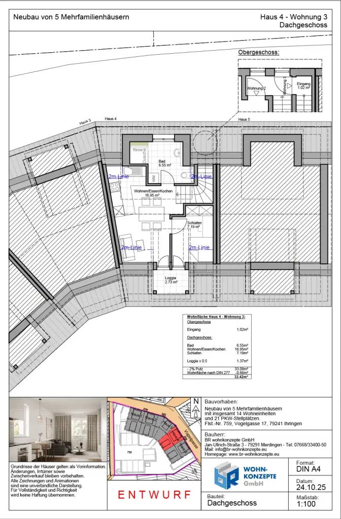 Mehrfamilienhaus Neubauprojekt in Ihringen