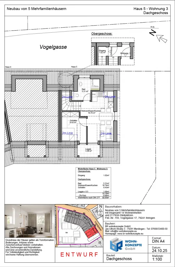 Mehrfamilienhaus Neubauprojekt in Ihringen