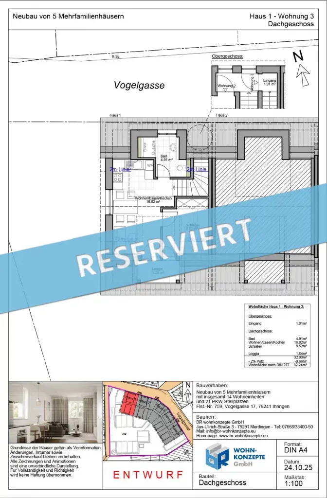 Mehrfamilienhaus Neubauprojekt in Ihringen