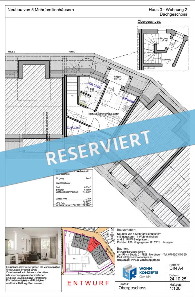 Mehrfamilienhaus Neubauprojekt in Ihringen